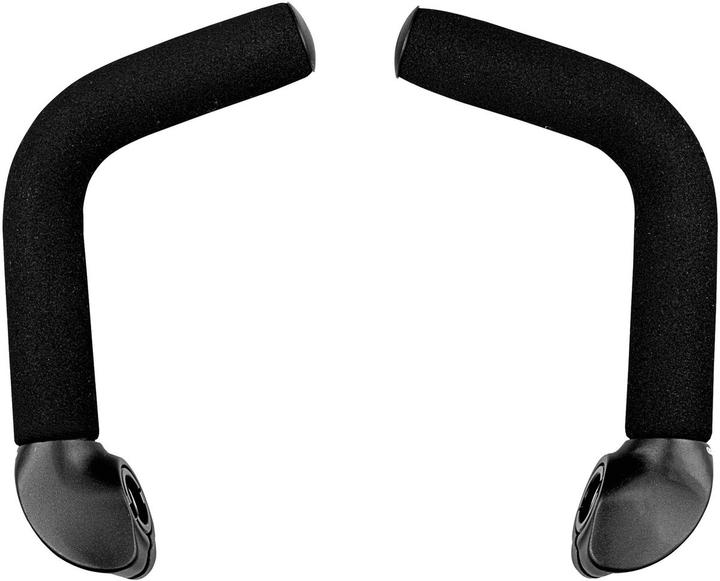 Actual product image Ergotec Handlebar Ends EVO Touring L (Black)