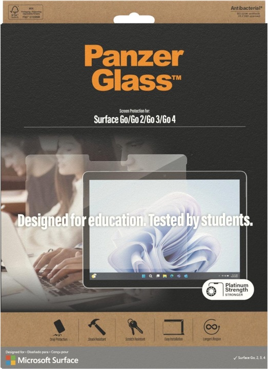 Actual product image PanzerGlass Surface Go display protection (10")