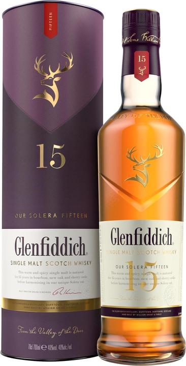 Image du produit Glenfiddich 15 ans Solera (Single Malt, Scotch Whisky, 1 x 70 cl)