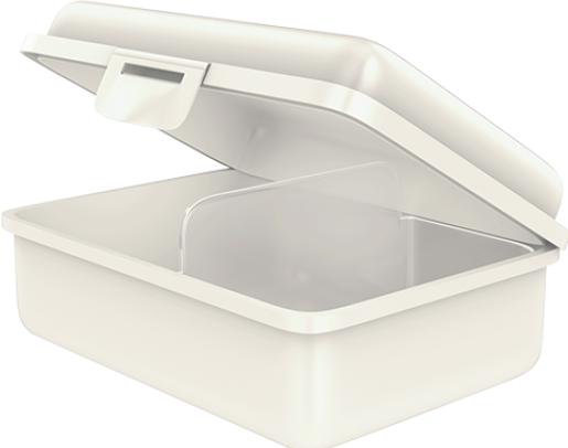 Immagine prodotto Fizzii Lunchbox con divisore bianco perla, farfalla