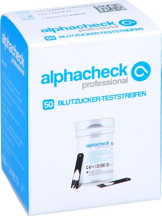 Produktbild Alphacheck professional Blutzucker Teststreifen