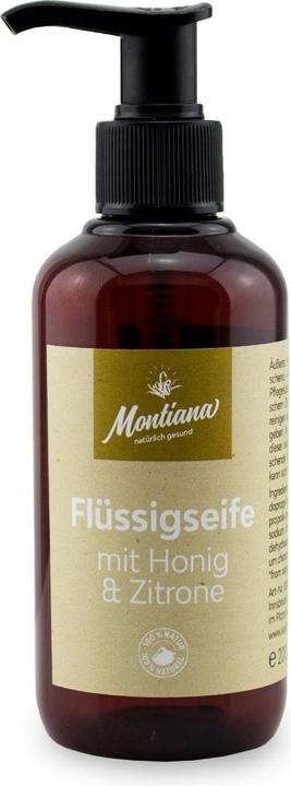 Actual product image Montiana Flüssigseife mit Honig & Zitrone (Liquid soap, 200 ml)