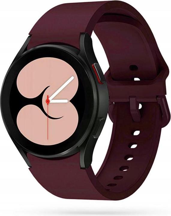 Tech-Protect ICONBAND SAMSUNG GALAXY WATCH 4 40/42/44/46 MM Bordeaux (40 mm, 42 mm, 44 mm, 46 mm, TPU-Gummi)