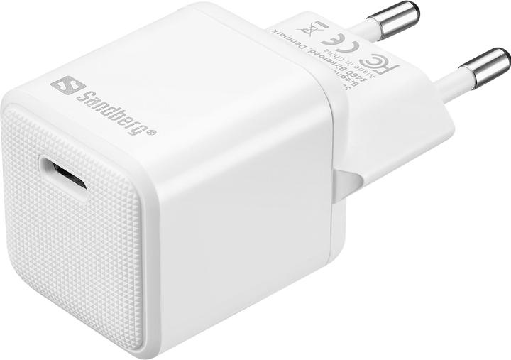 Actual product image Sandberg USB-C AC Charger PD20W SAVER (20 W, 1 portion)