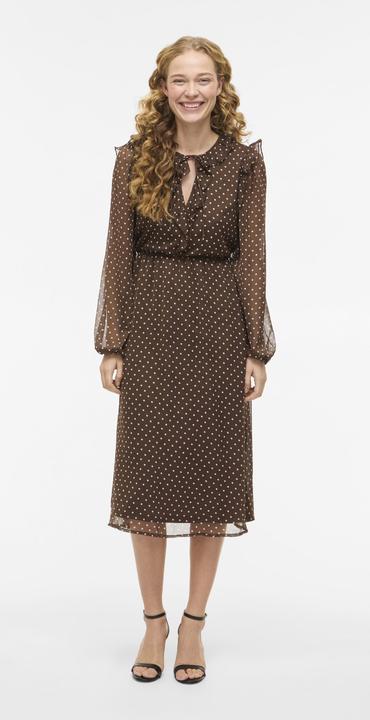 Image du produit Vila VIHARLEY Langärmeliges Maxikleid (42)