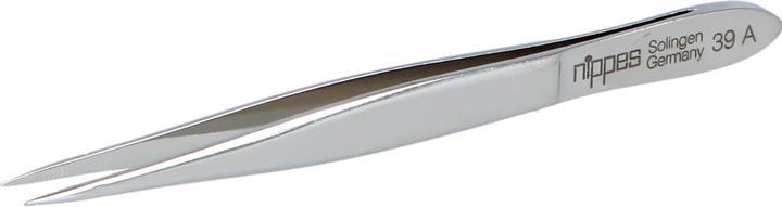 Nippes Pinzette spitz, vernickelt