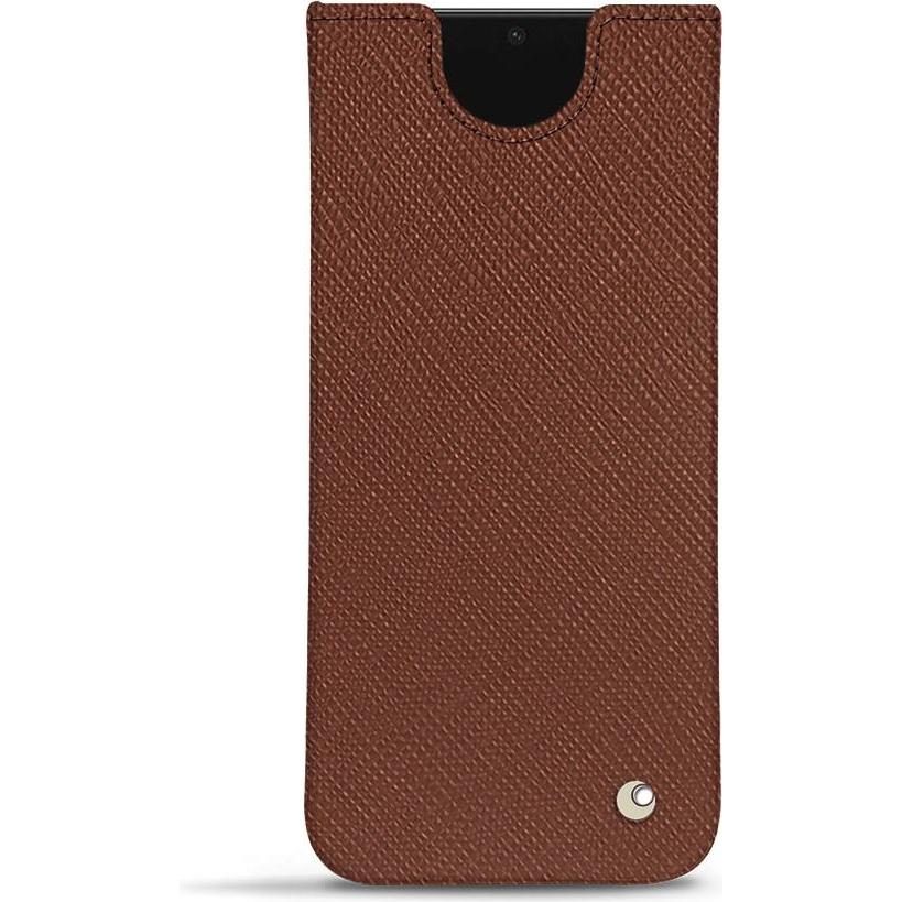Noreve Lederschutzhülle (Samsung Galaxy S21), Smartphone Hülle, Braun