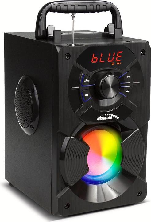 Actual product image Audiocore The AC730 speaker is black (3 h, Battery operated)