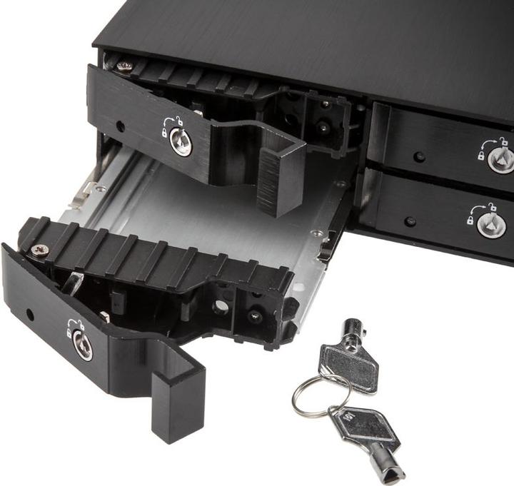 Produktbild Silverstone FS204 Gehäuse für Speicherlaufwerke