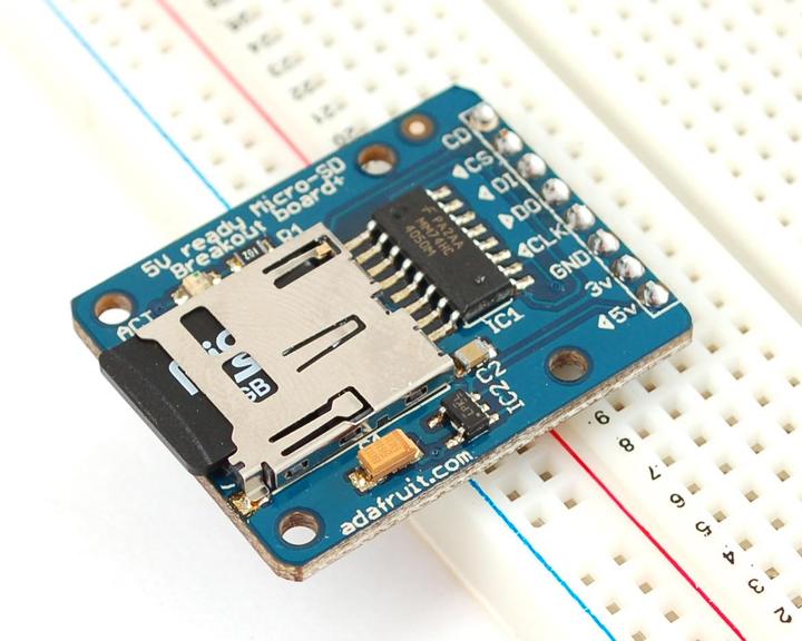 Adafruit Scheda breakout MicroSD+ (Attraccare)