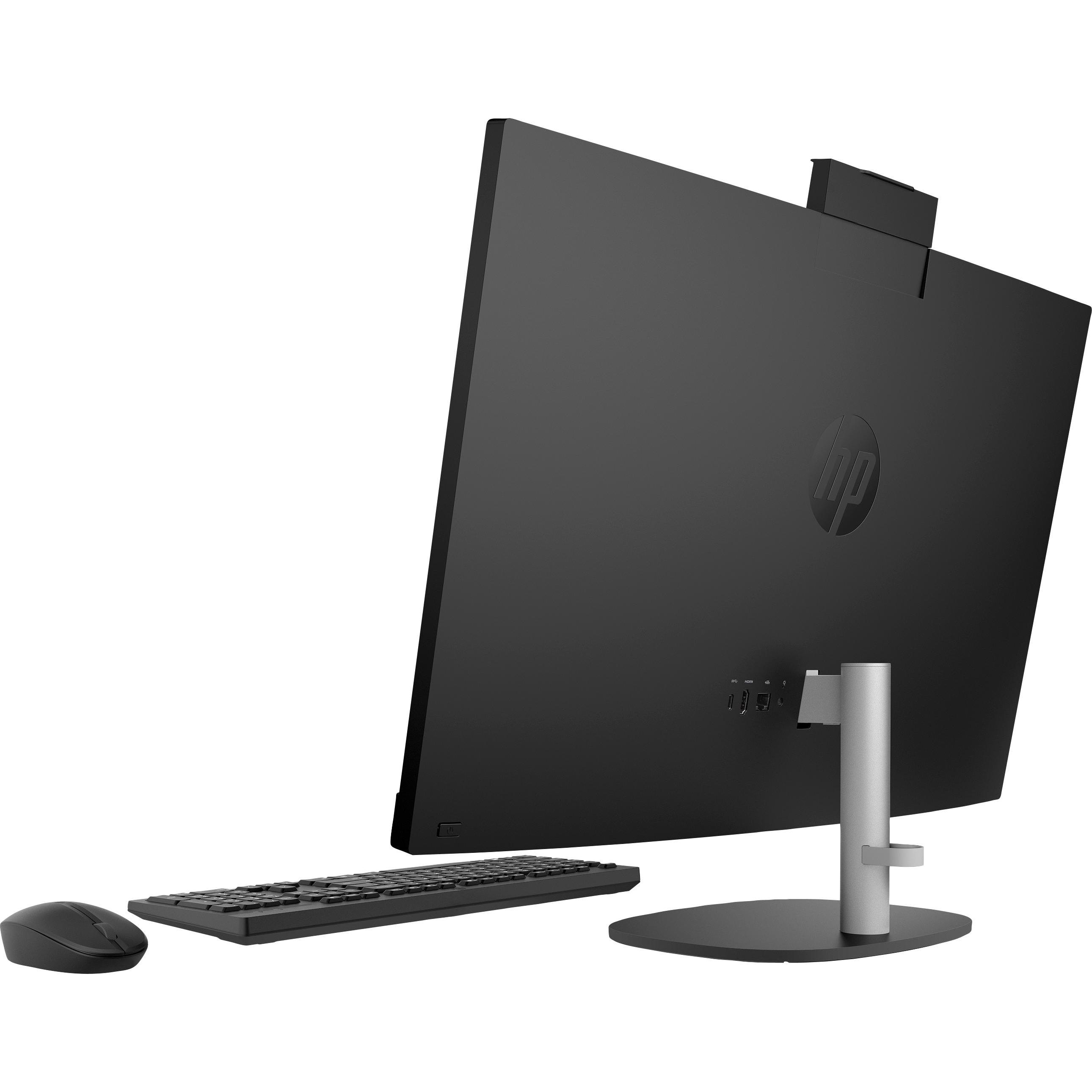 HP 27-cr1007nc (32 GB, 1000 GB, Intel Iris Graphics), PC, Schwarz