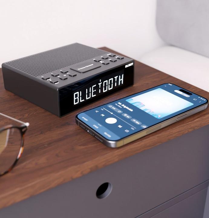 Actual product image Majority Knapwell DAB+ Radio mit Wecker (DAB+, FM, Bluetooth)
