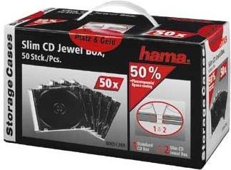 Actual product image Hama 1x50 CD Sleeve SlimLine