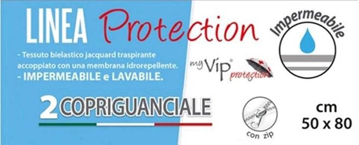 Produktbild Casativo 2 wasserdichte Kissenbezüge mit Reissverschlüssen, 50 x 80 cm, Made in Italy (50 cm)