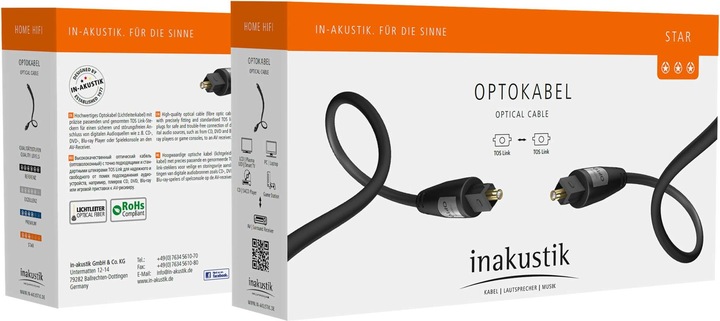 Immagine prodotto Inakustik Star Opto (3 m, Ottico)