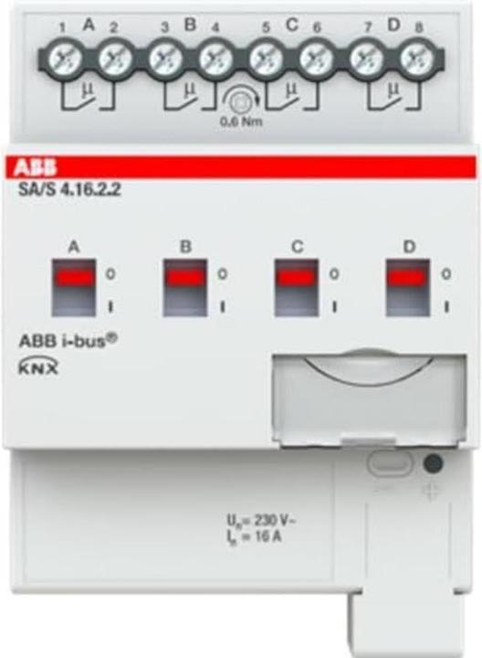 ABB Switch actuator 4gang 16 ASA/S4.16.2.2REG 2CDG110262R0011 (Switch actuator)