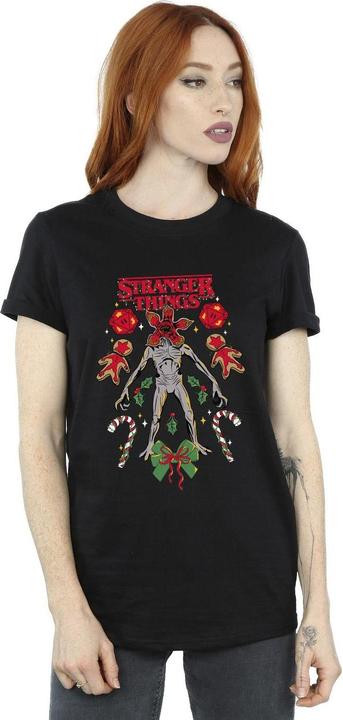 Produktbild Netflix Stranger Things Christmas Demogorgon TShirt (3XL)