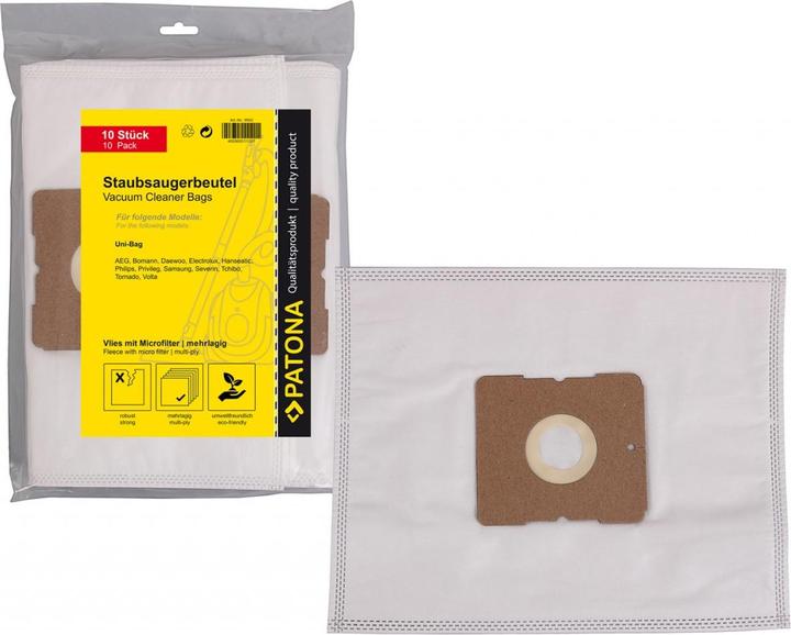 Flickbee 10 sacs à poussière S-BAG comme FC8021/03 pour aspirateurs Philips, AEG, Electrolux (10 x)