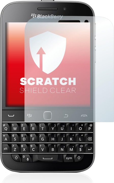 Produktbild upscreen Schutzfolie Displayschutz Displayschutzfolie Folie Klar Transparent (1 Stück, Blackberry Classic Q20)
