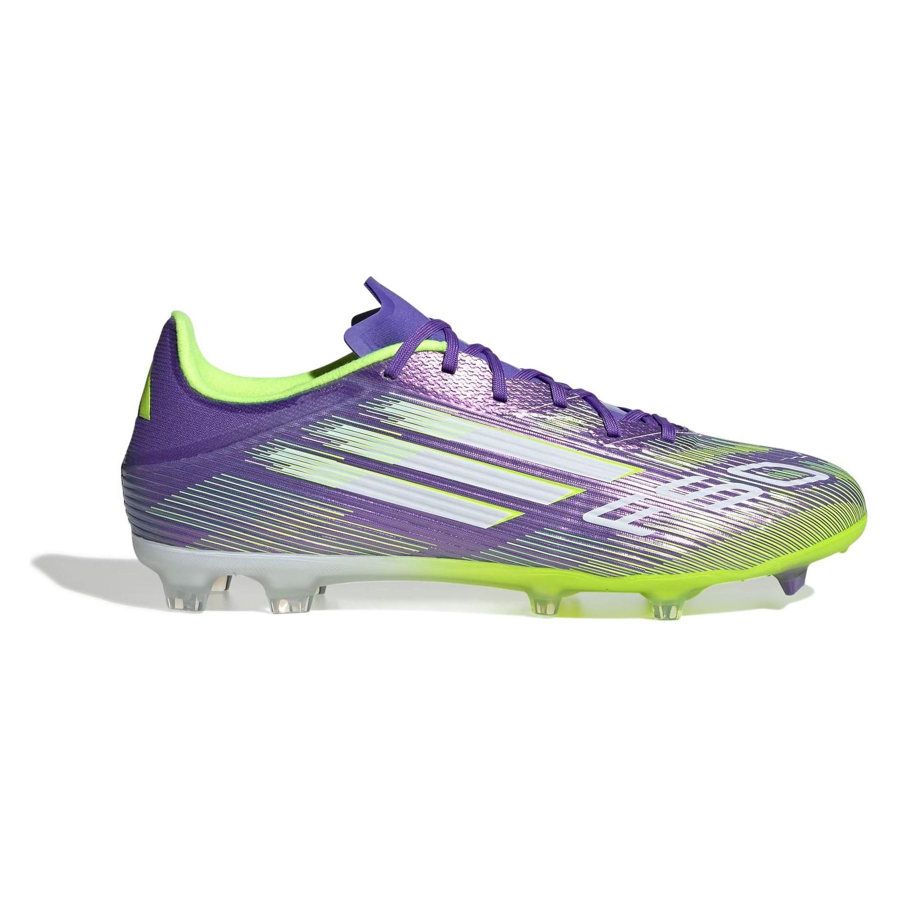 Adidas, Unisex, Fussballschuhe, League Fg/Mg Fussballschuhe (40 2/3), Violett, Weiss