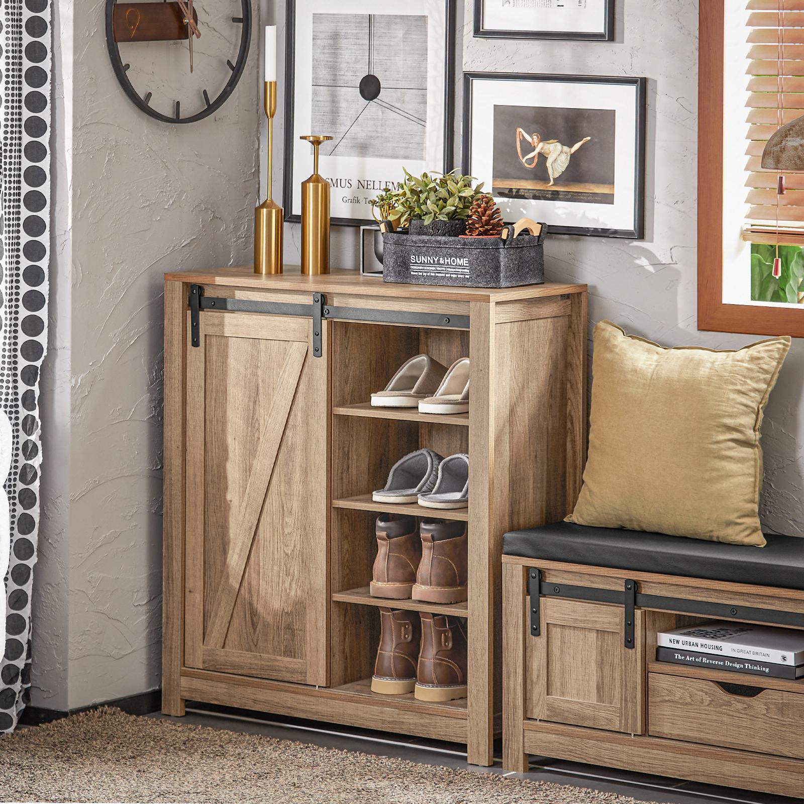 Thumbnail - SoBuy, Kommode + Sideboard, Sideboard mit Schiebetür (80 x 35 x 91 cm)