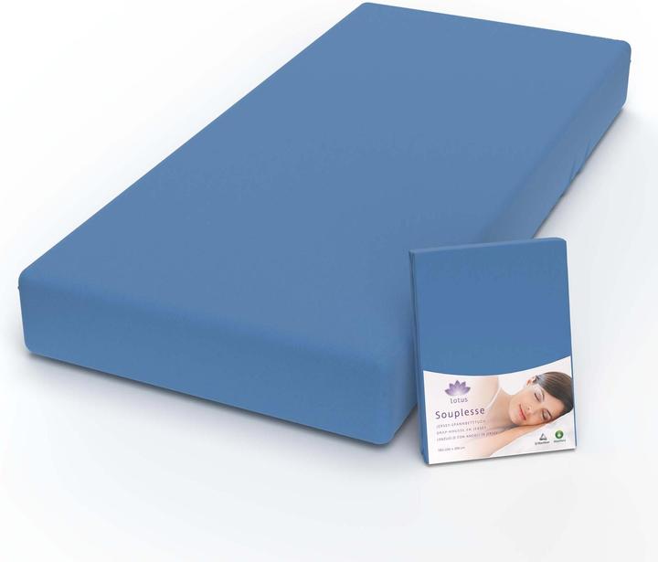 Actual product image Lotus Bettwaren Jersey fitted sheet Souplesse (180 x 200 cm)