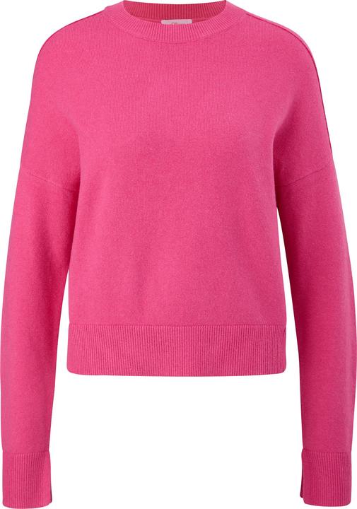 Image du produit s.Oliver Strickpullover Pullover mit geschlitztem Ärmelsaum (44)