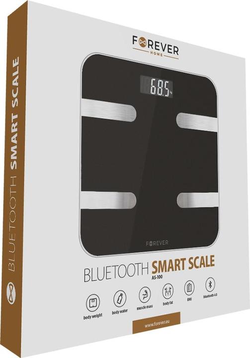 Actual product image Forever analytical Bluetooth Scale AS-100 black
