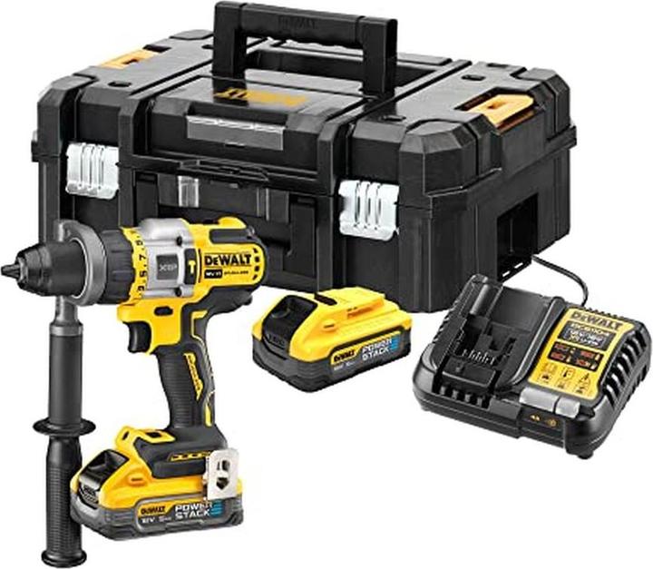 Produktbild DeWalt 18V Dreigang-Schlagbohrschrauber mit 2x 5Ah Powerstack Akku (Bohrschrauber, Schlagbohrschrauber)