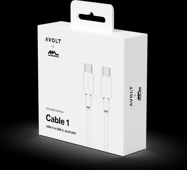Actual product image Avolt USB C – USB C (2 m, USB 2.0, 100 W)
