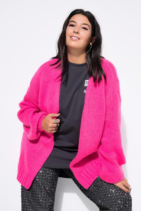 Image du produit Studio Untold Cardigan oversize, maille confortable, coupe ouverte (58)