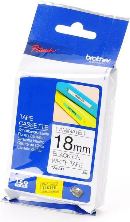 Produktbild Brother TZe-241 (1.80 cm, Schwarz, Weiss)