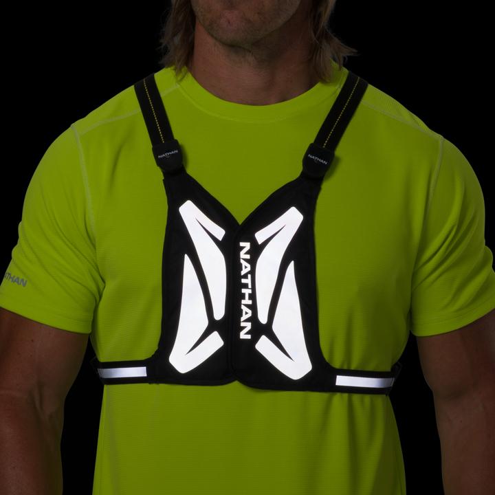 Produktbild Nathan Laser Light Web” running vest with reflective LED light (One Size)