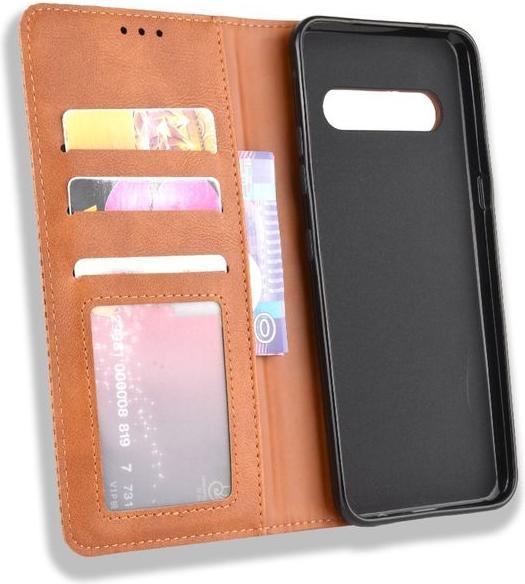 Produktbild MU Classic Retro Leder Bookcover Series (LG V60 ThinQ 5G)