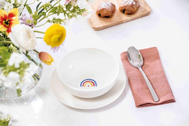 Actual product image Villeroy & Boch With Love breakfast set Be Happy (3 pcs.)
