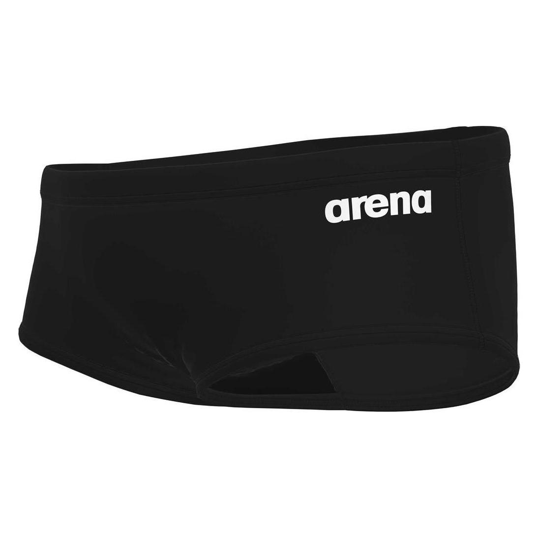 Arena, Herren, Badehosen, M Team Swim Low Waist Short Solid, Schwarz, (1)