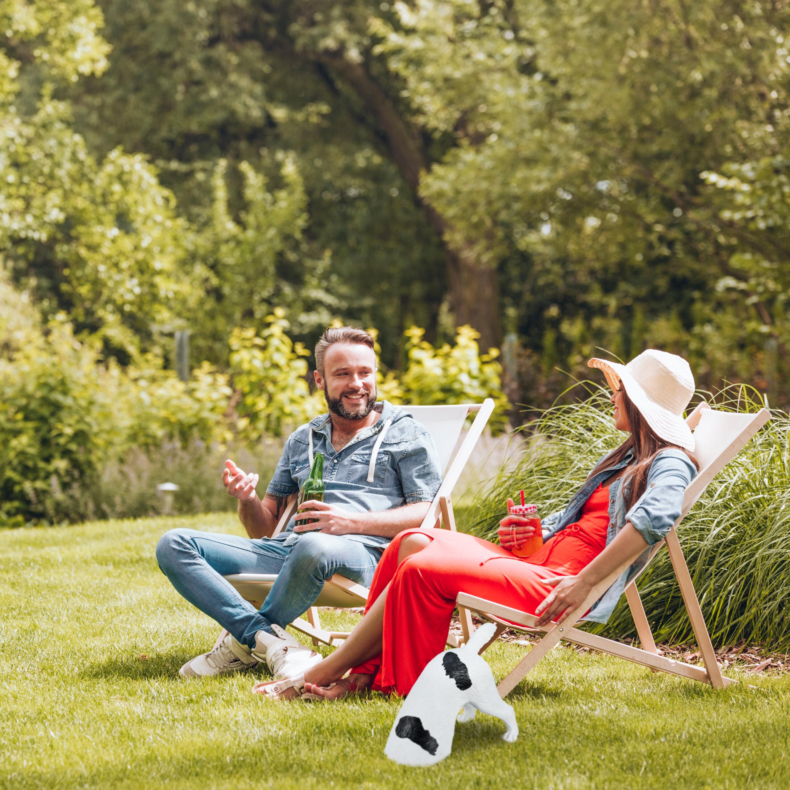 Thumbnail - Relaxdays, Aussendekoration, Hund-Gartenfigur