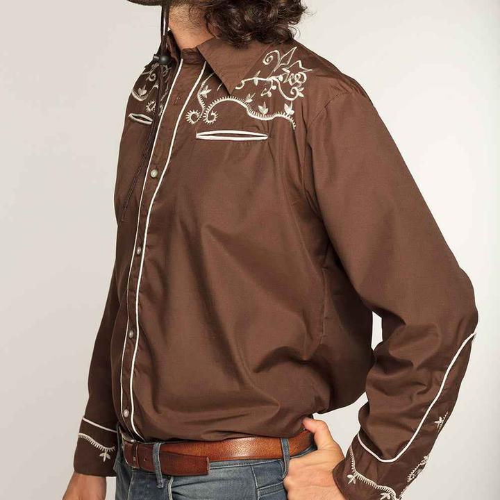 Immagine prodotto Boland Camicia western marrone taglia XL (XL)