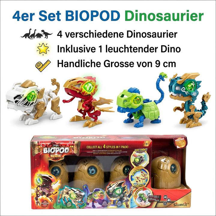 Actual product image Silverlit Biopod GOE Single 4 in 1 Pack