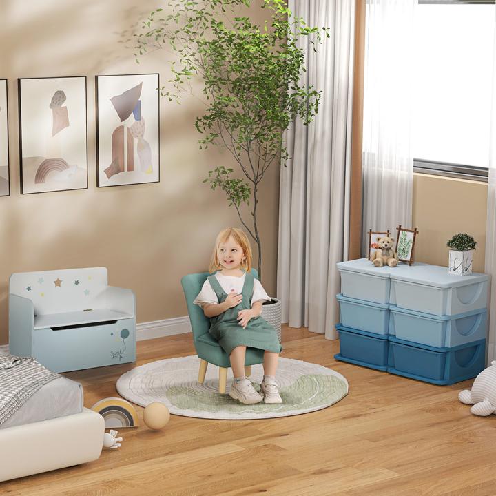 Actual product image Homcom Children's drawer unit with rounded edges