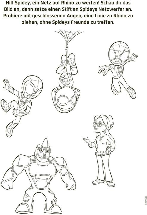 Produktbild MARVEL Spidey und seine Superfreunde: Superstarker Malspass