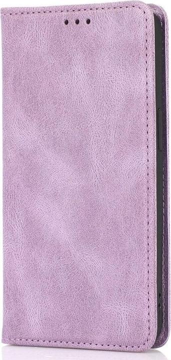 Produktbild Cover-Discount iPhone 15 - Vintage Flip Case Hülle violett (Apple iPhone 15)