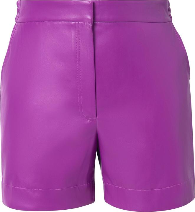 Image du produit Ulla Popken Short en similicuir, coupe large et ceinture confortable (46)