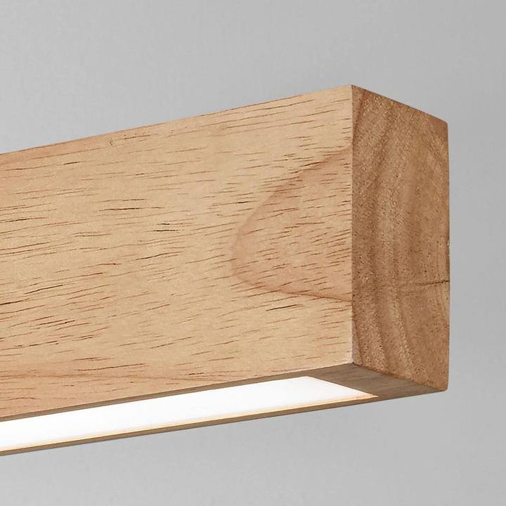 Actual product image Ideal lux CRAFT LED pendant light 37W wood warm white 284460 (4600 lm)