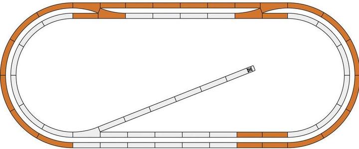 Immagine prodotto Roco H0 geoLINE (con letto) 51250 (Traccia H0)