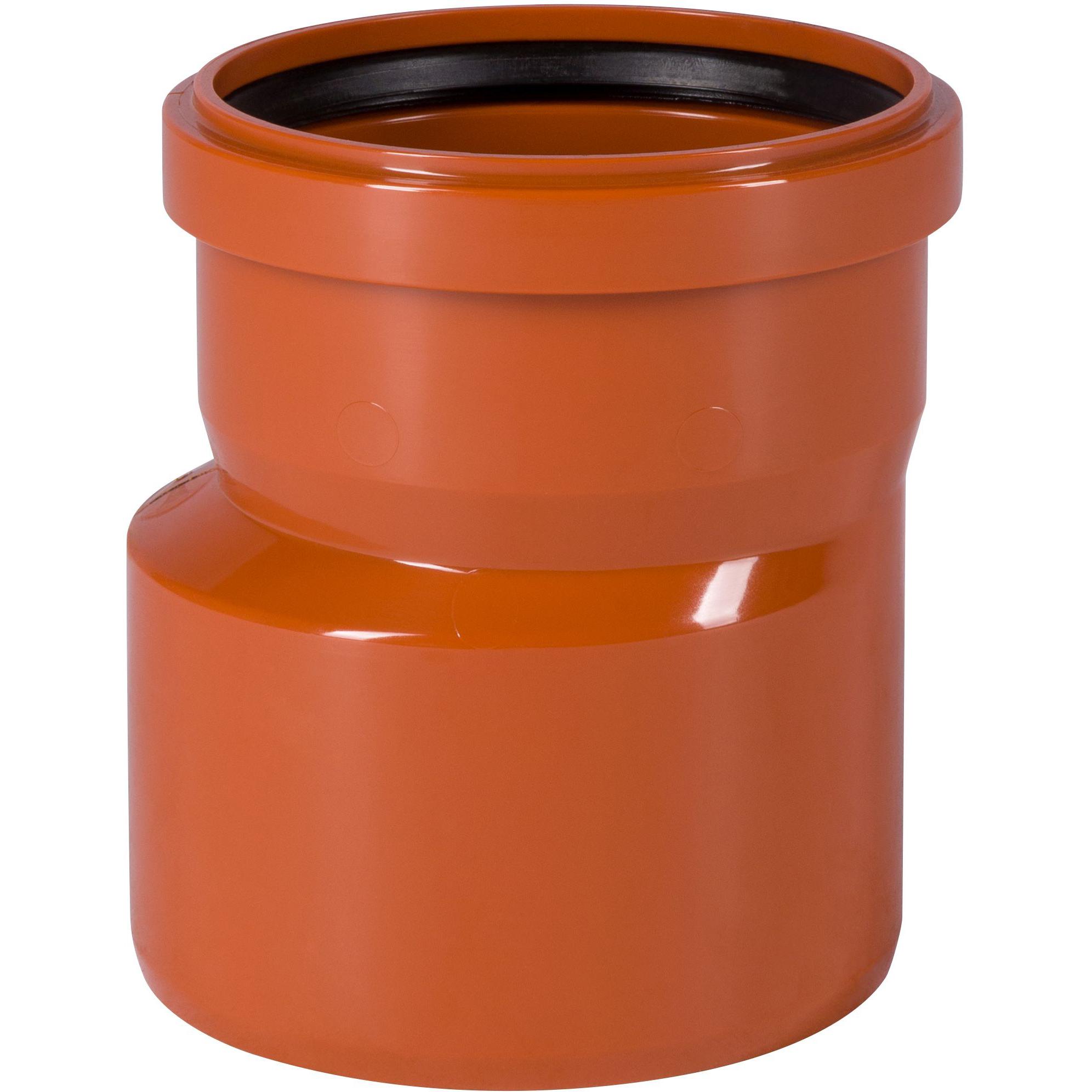 Ostendorf, Rohrverbindungstechnik, KG Reduktion DN/OD 125/110, exzentrisch (Rohrreduktion)