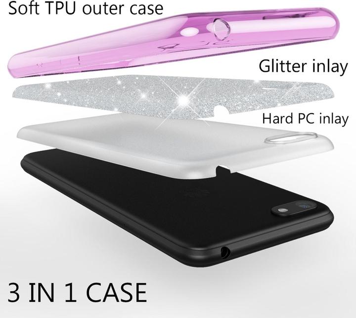 Produktbild Nalia Glitzer Hülle (Huawei Y5 (2018))