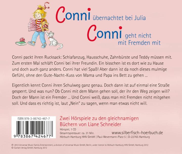 Image du produit Conni passe la nuit chez Julia Conni ne sort pas avec des inconnus m (Liane Tailor, Divers, Allemand)