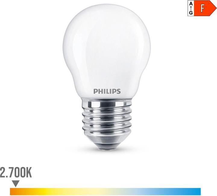 Productafbeelding Philips Lamp (E27, 4.30 W, 470 lm, 1 x, F)