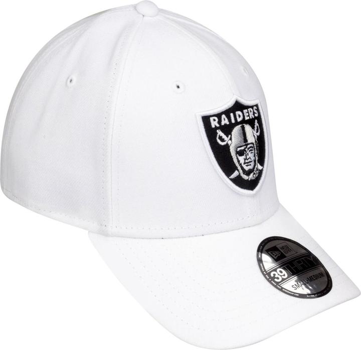Actual product image New Era 39Thirty Stretch Cap - NFL Las Vegas Raiders blanc